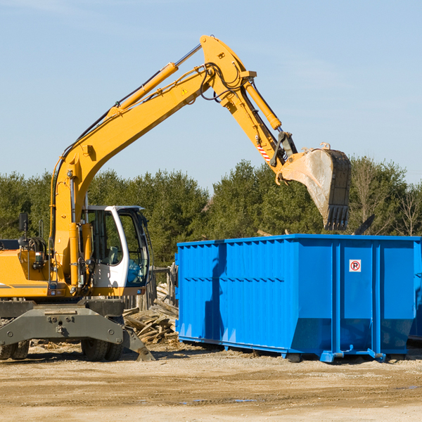 how does a residential dumpster rental service work in Gordon